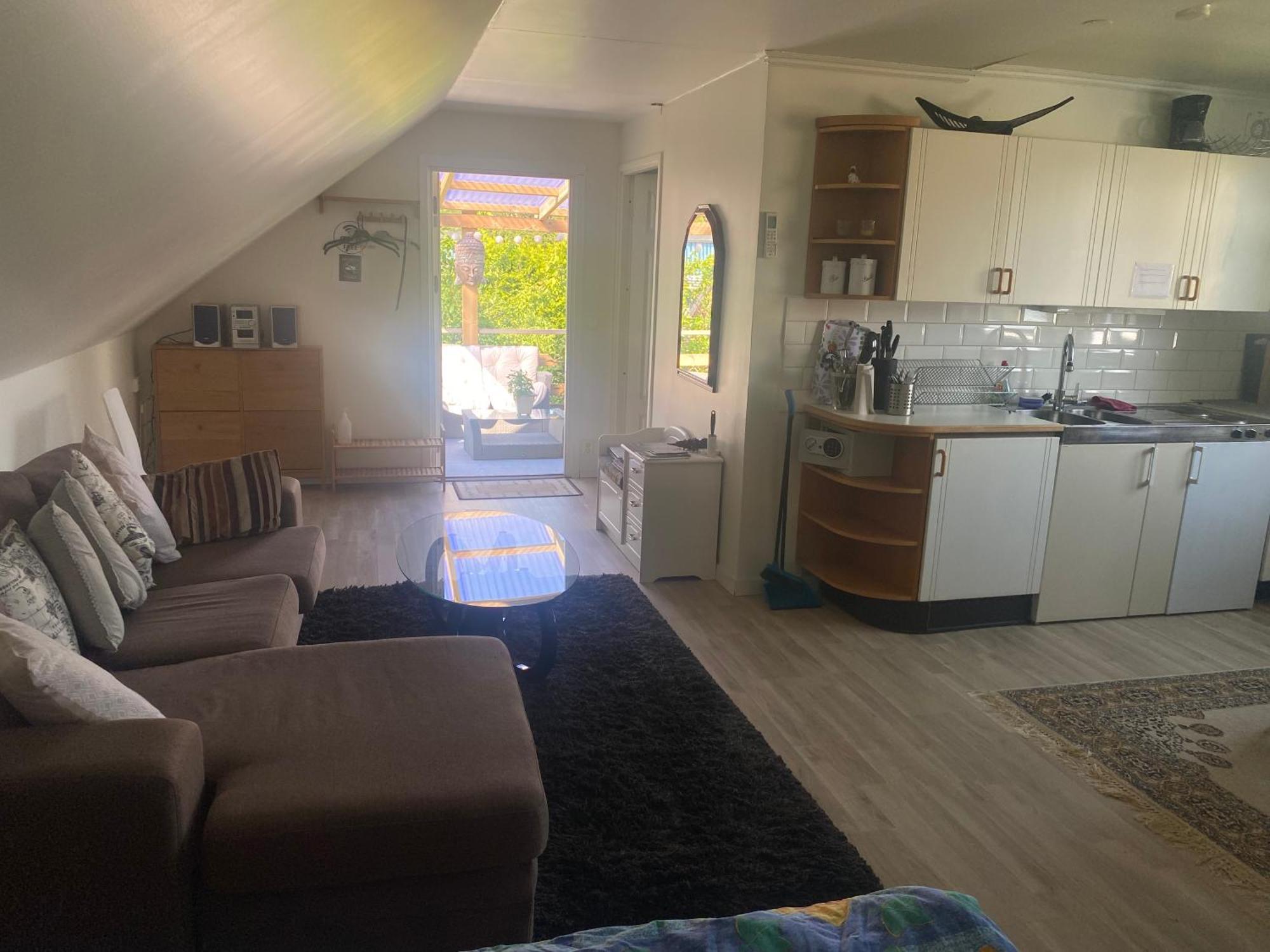 Gaest Laegenheten Med Egen Terrass Falkenberg Extérieur photo